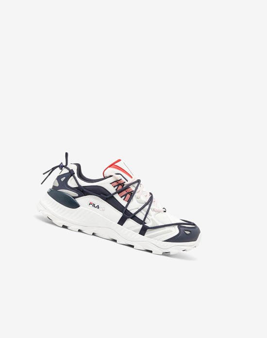 Fila Expeditioner Sneakers Blancos Azul Marino Rojos | 154930-MOS