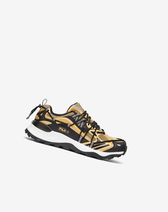 Fila Expeditioner Sneakers Negros Dorados Blancos | 058743-LXD
