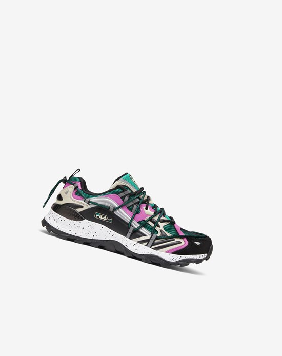 Fila Expeditioner Sneakers Verdes Creme Negros | 961785-WKE