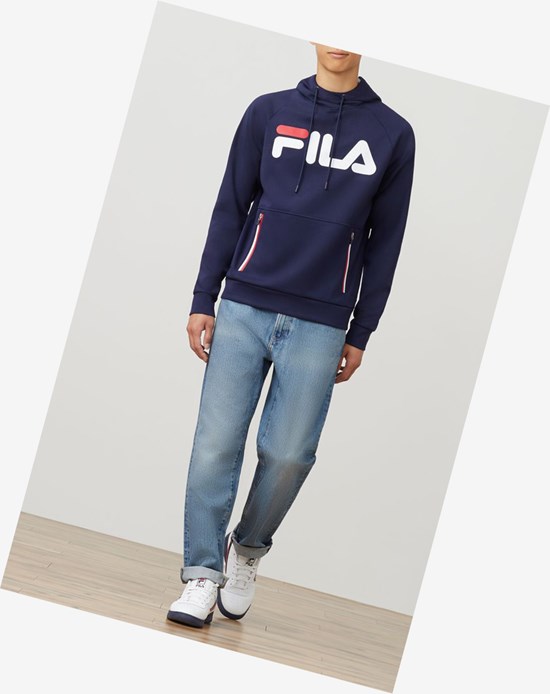 Fila Ezra Hoodie Peac/Wht/Cred | 786945-YUH