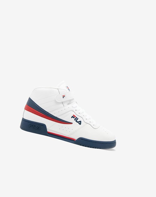 Fila F-13 Sneakers Blancos Azul Marino Rojos | 210843-QZI