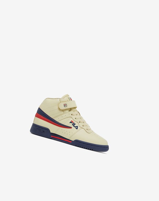 Fila F-13 Sneakers Creme Azul Marino Rojos | 798105-XIS