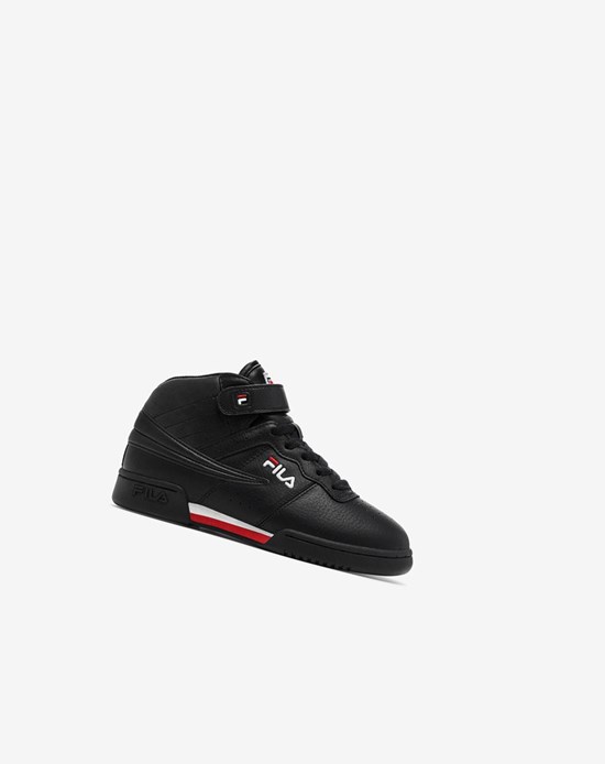 Fila F-13 Sneakers Negros Blancos Rojos | 236015-QKH
