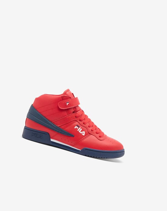 Fila F-13 Sneakers Rojos Azul Marino Blancos | 403276-CSG