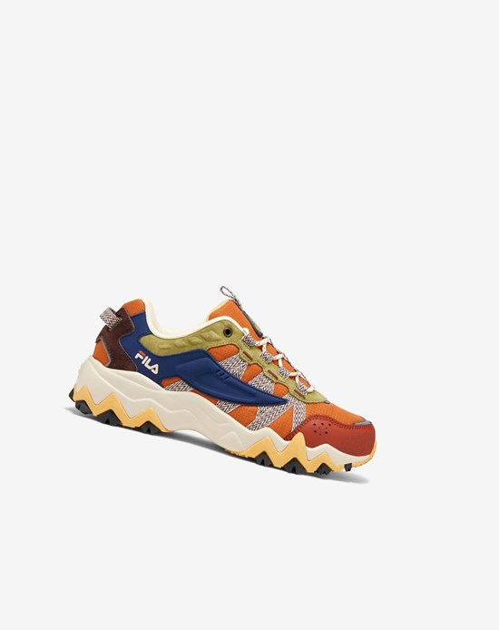 Fila Fieldstone Sneakers Blancos Naranjas | 049152-JOV