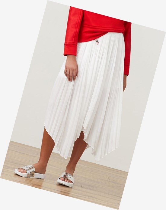 Fila Fila Milano Chiffon Skirt Off-white | 764239-UGP