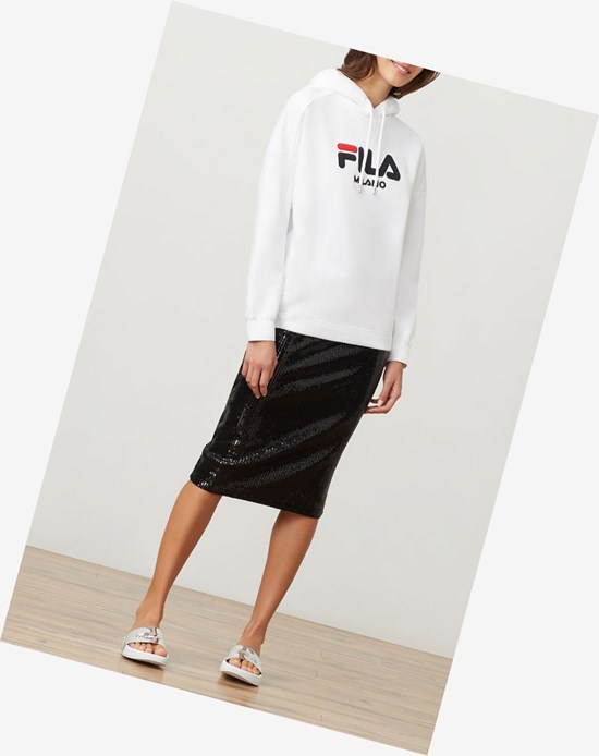 Fila Fila Milano Hoodie Blancos | 946038-WOP