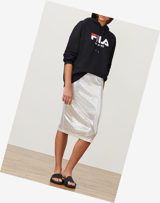 Fila Fila Milano Sequin Skirt Plateados | 681735-HCA