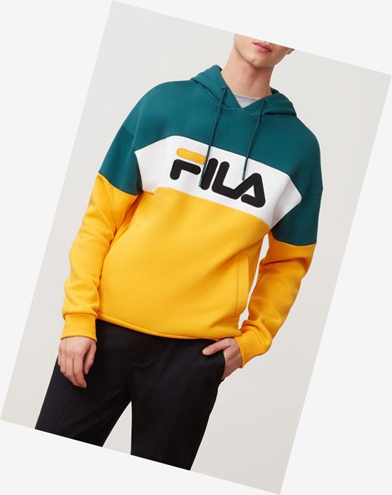 Fila Flamino Hoodie Citr/Atdp/Wht | 673015-ZDF