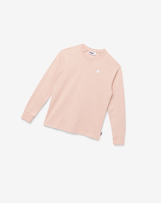 Fila Flynn Long Sleeve Tee Rosas | 794153-WPC