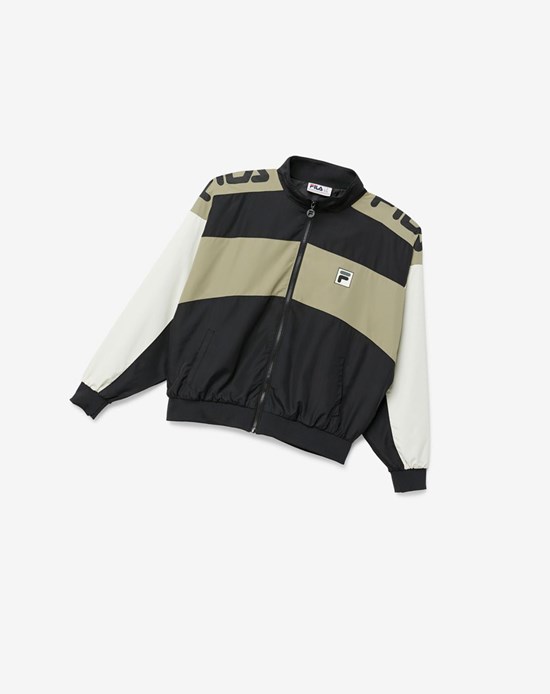 Fila Franc Jacket Negros | 942805-BZF