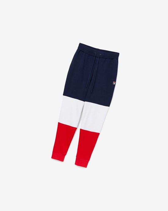 Fila France Pant Blancos Rojos | 391827-WKX