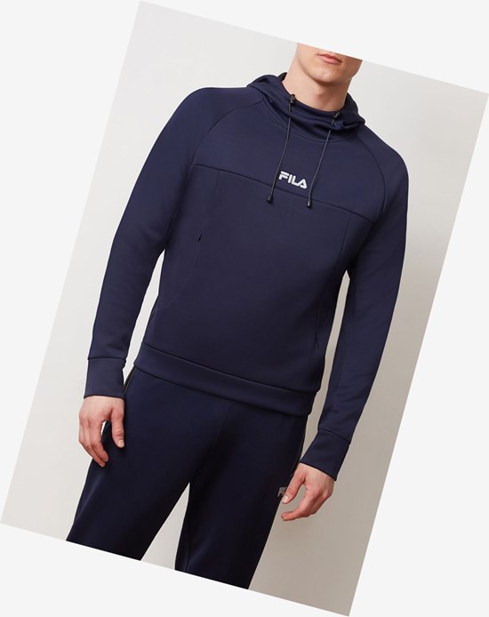Fila Franklin Hoodie Azul Marino | 102587-TZJ