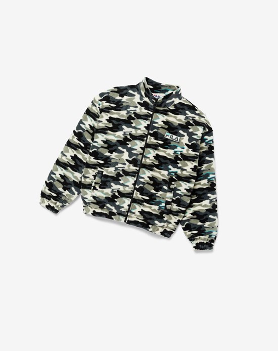 Fila Frantry Camo Jacket Negros | 152463-YEG