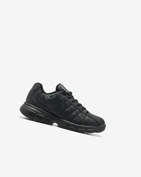 Fila Fulcrum 3 Tenis Shoes Negros Negros Plateados | 062754-CGL