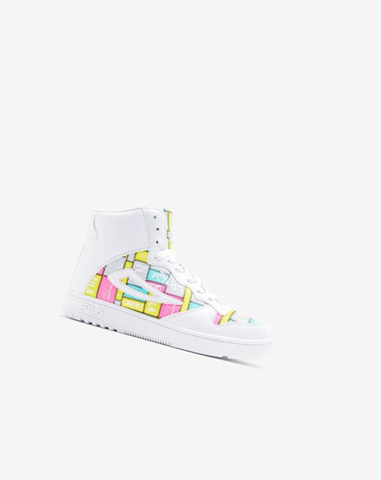 Fila Fx-dsx Mid Patchwork Sneakers Blancos | 720941-OUT
