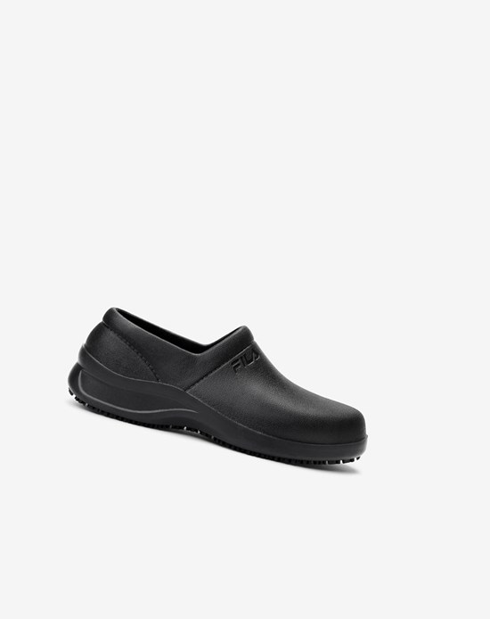 Fila Galvanize Slip Resistant Anchos Ancho Shoe Casuales Shoes Negros Negros Negros | 542067-EPT