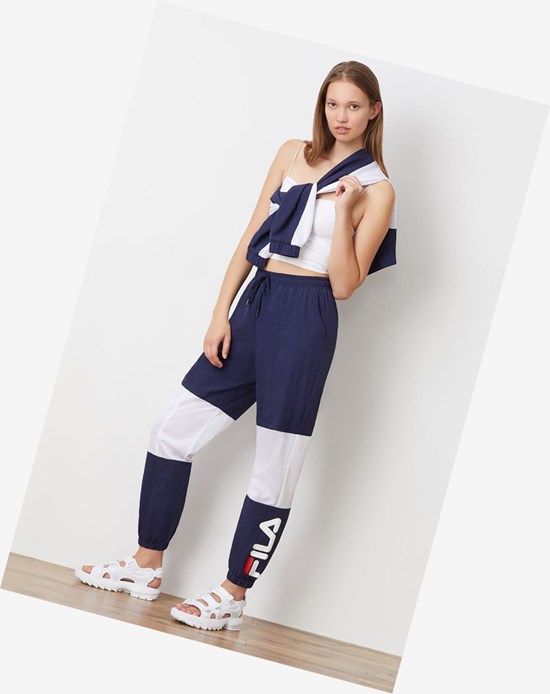 Fila Gia Windpant Peac/Wht/Cred | 708312-ZMG