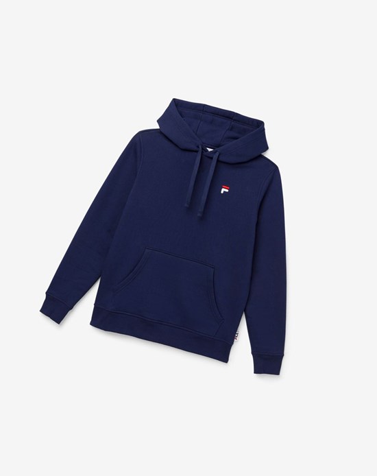 Fila Godfrey Hoodie 410 Peacoat | 174509-KCU