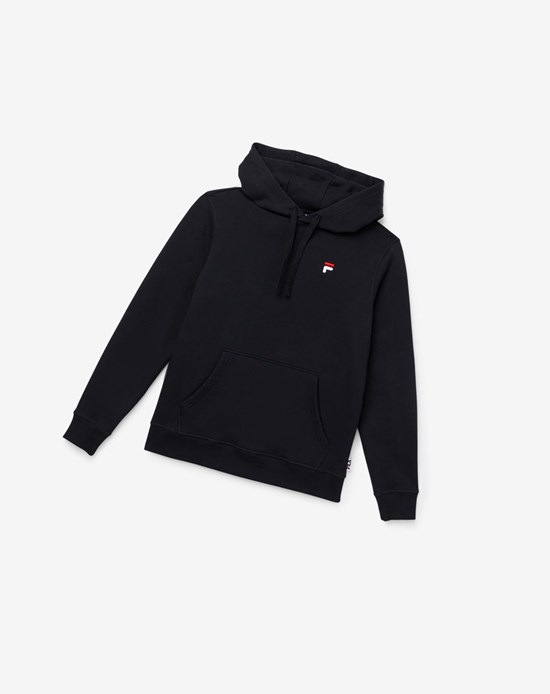 Fila Godfrey Hoodie Negros | 021765-ZMF