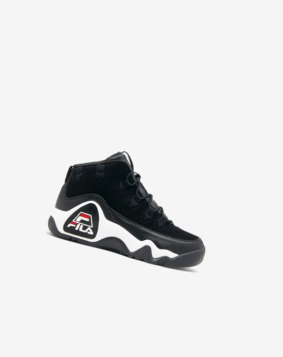 Fila Grant Hill 1 Sneakers Negros Blancos Rojos | 042316-MTR