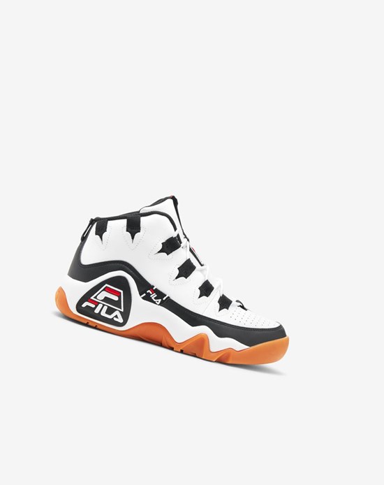 Fila Grant Hill 1 Tarvos Sneakers Blancos Negros Rojos | 315604-IKN