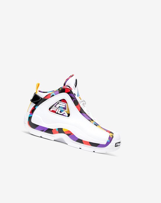 Fila Grant Hill 2 '90s Sneakers Blancos Negros Morados | 019823-LPY