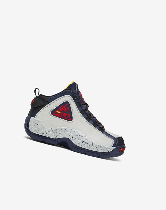 Fila Grant Hill 2 Outdoor Sneakers Azul Marino Plateados Negros | 089315-IVD