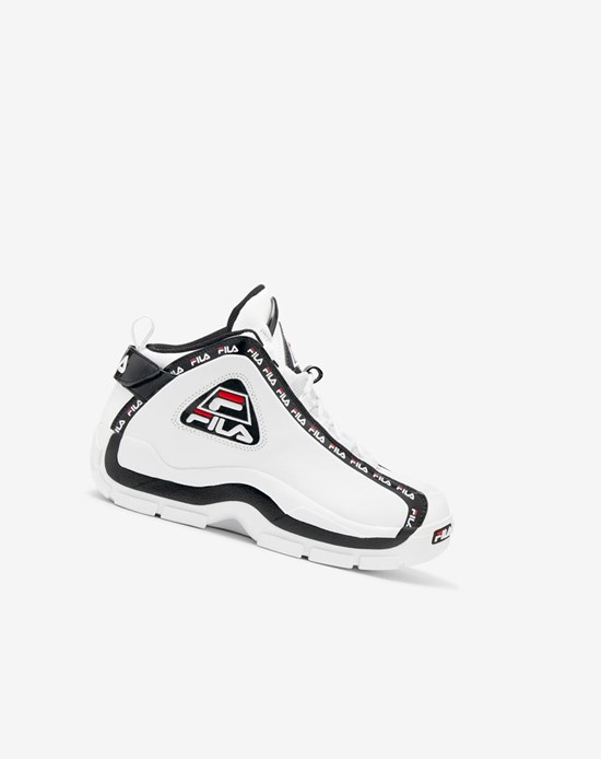 Fila Grant Hill 2 Repeat Sneakers Blancos Negros Rojos | 831640-RVP