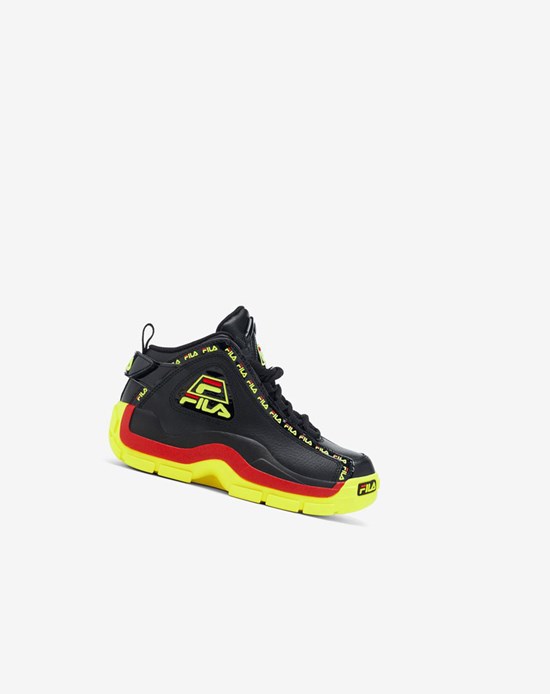 Fila Grant Hill 2 Repeat Sneakers Negros Amarillos Rojos | 578029-YGC
