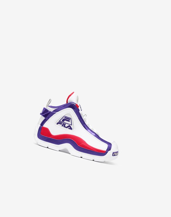 Fila Grant Hill 2 Sneakers Blancos Azules Oscuro | 754018-HEJ