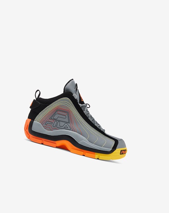 Fila Grant Hill 2 Stitch Sneakers Negros Rojos Naranjas | 548726-NQO