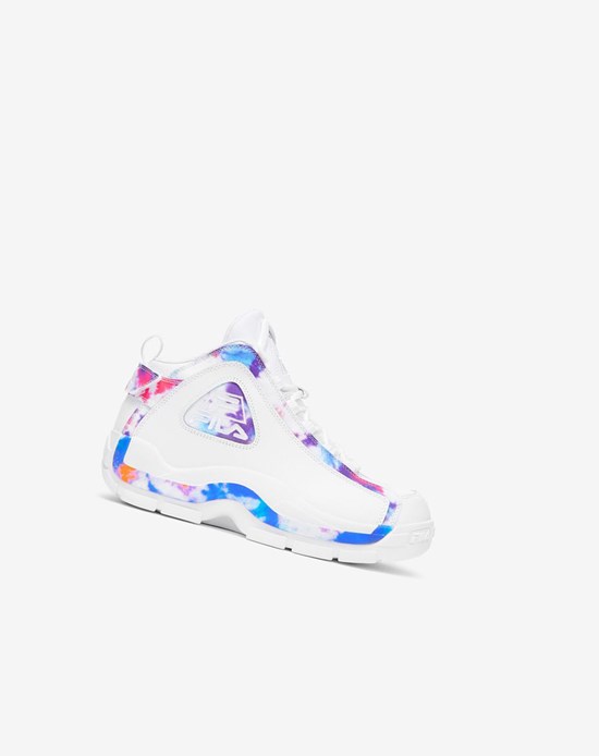 Fila Grant Hill 2 Tie Dye Sneakers Blancos Blancos | 754138-HEZ