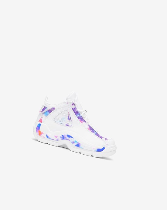 Fila Grant Hill 2 Tie Dye Sneakers Blancos Blancos | 862749-UBT