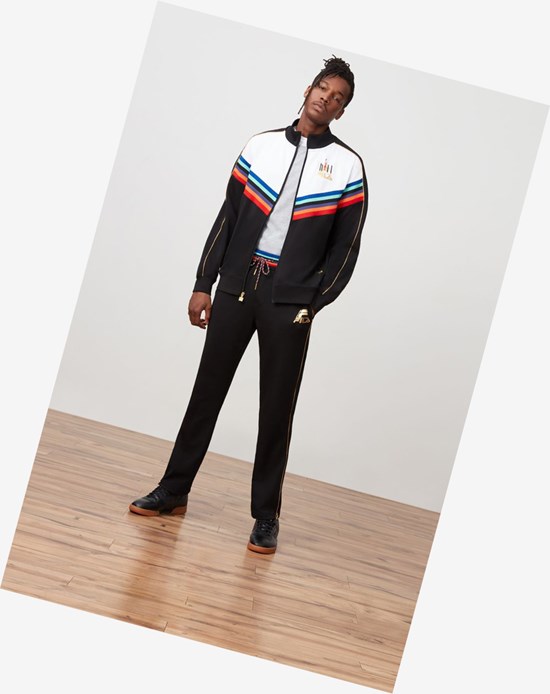 Fila Grant Hill Prism Pista Pant Blk/Gld | 042796-NGO