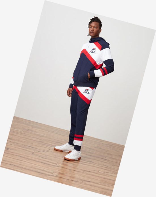 Fila Grant Hill Zenith Woven Pant Azul Marino Rojos Blancos | 073294-JVD