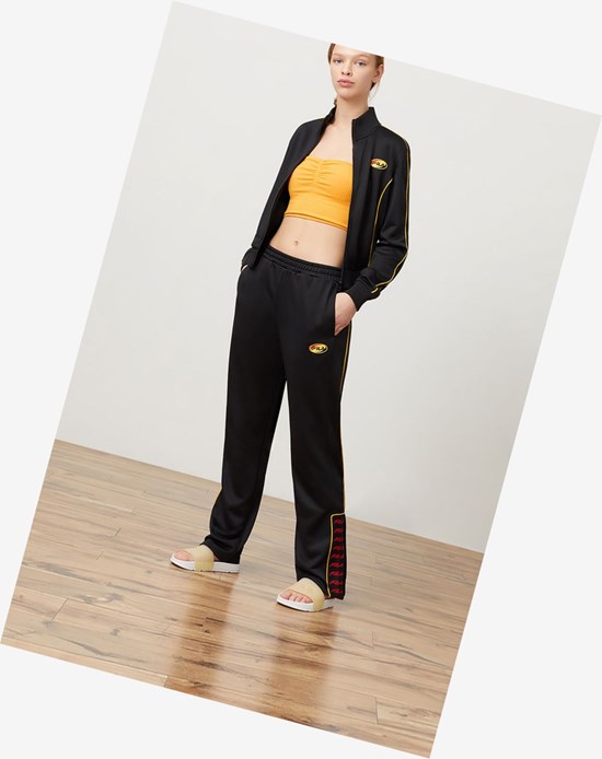Fila Guadaloupe Pista Pant Blk/Cred/Gfus | 803127-OMK