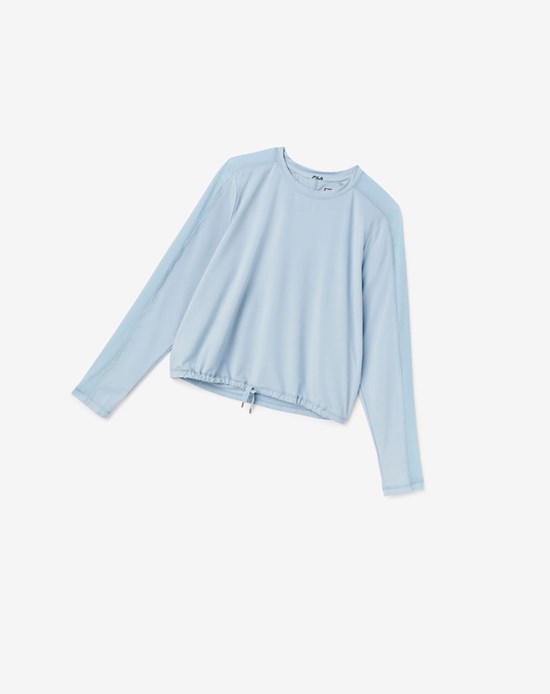 Fila Gym Queen Long Sleeve Top Azules Azules | 253048-PMH