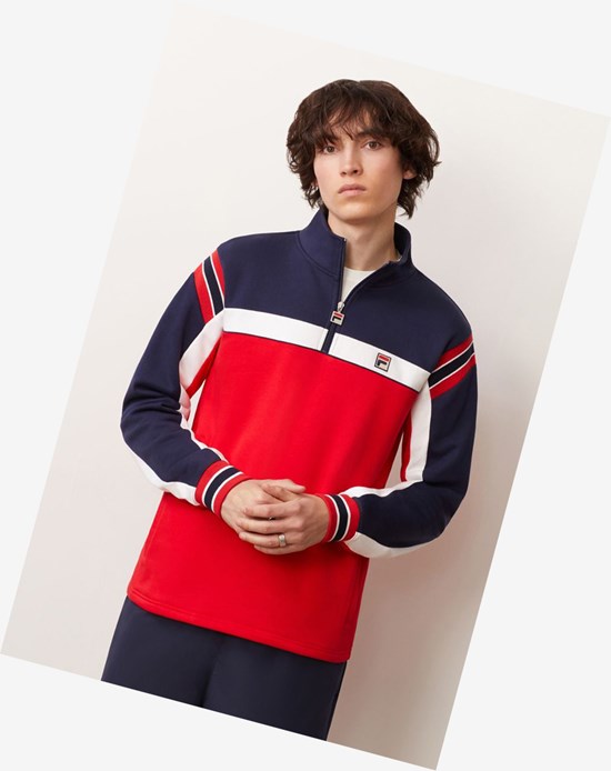 Fila Haakon 1/2 Zip Cred/Peac/Wht | 536879-BIE