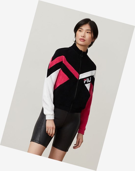Fila Hadley Jacket Blk/Mage/Wht | 948503-XEW