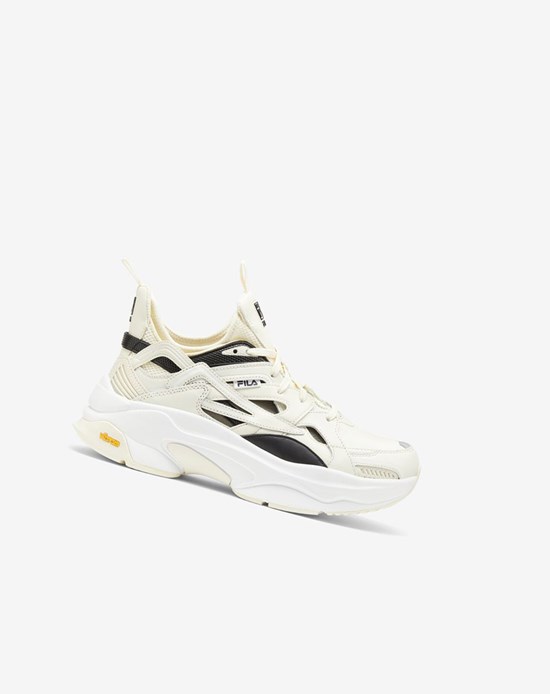 Fila Hallasan Premium Fornido Sneakers Blancos Negros Blancos | 589432-OPA