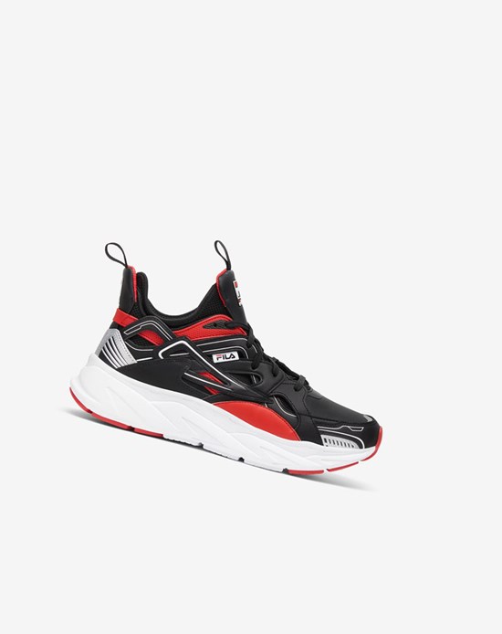Fila Hallasan Sneakers Negros Rojos Blancos | 280914-FBK