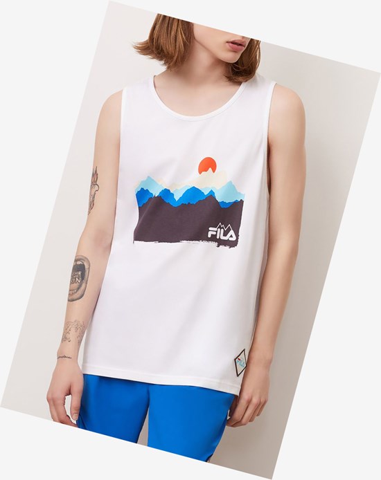 Fila Horizon Tank Blancos | 481569-TIG