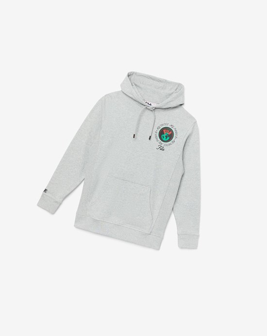 Fila Hunt Hoodie Grises | 792508-IZC
