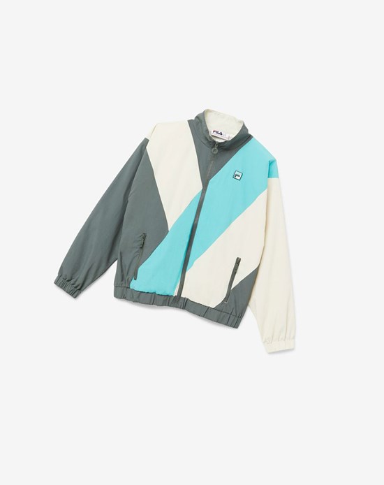Fila Ishani Windbreaker Azules | 519723-RXT