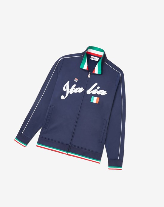 Fila Italia Pista Jacket Blancos | 054173-ALS