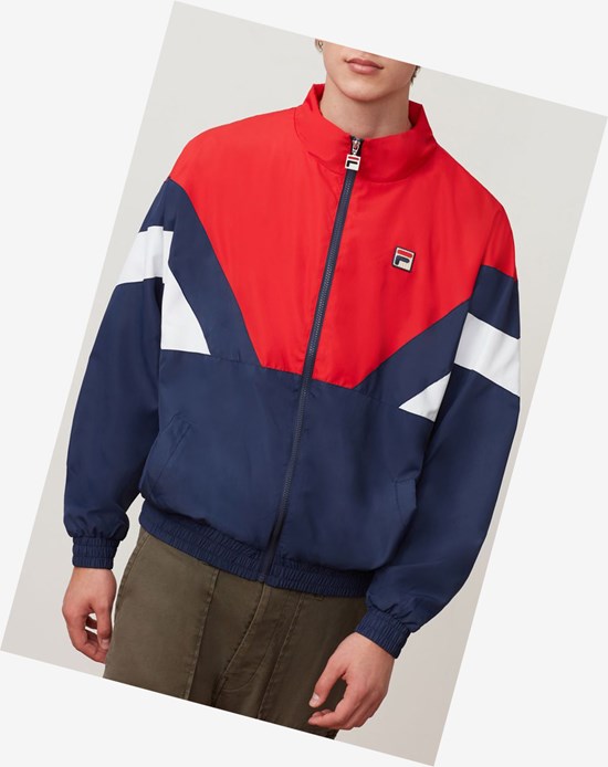 Fila Katya Viento Jacket Peac/Cred/Wht | 685231-MYG