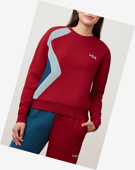 Fila Kazuno Sweatshirt Bred/Tour/Ddiv | 024913-ALR