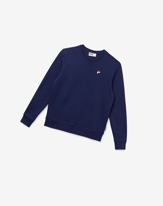 Fila Kieve Sweatshirt 410 Peacoat | 918476-IKZ