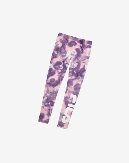 Fila Laila Tie Dye Legging Rosas | 768425-ONE